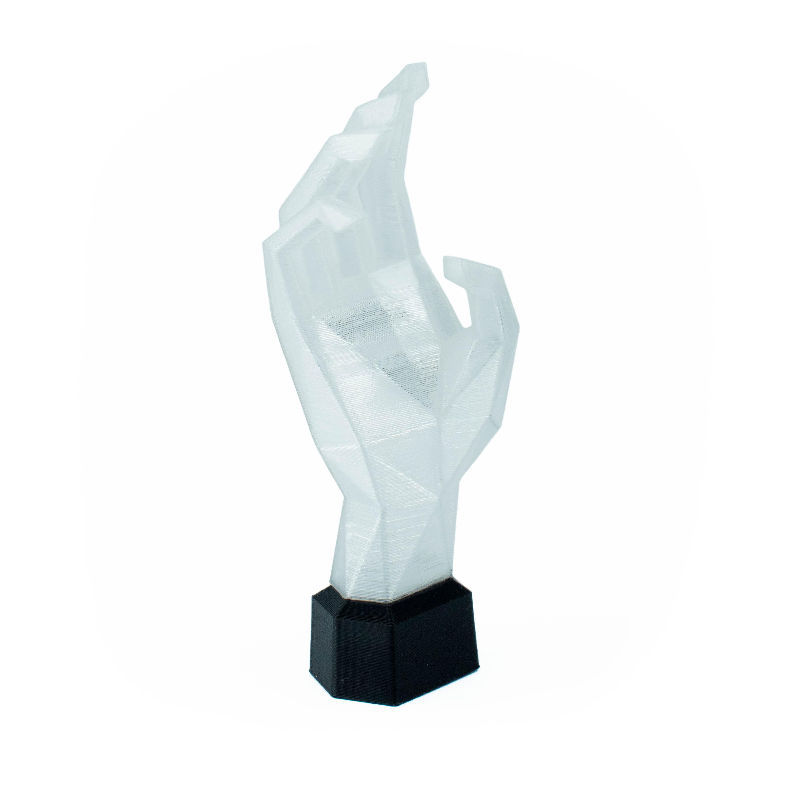 Statuetka, materiał PETG Transparent